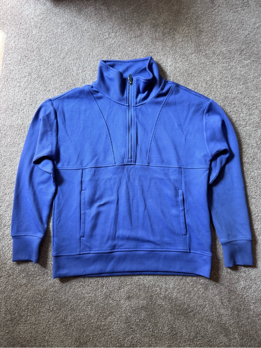 GAIAM Women's Royal Blue Quarter-Zip Pullover Hoodie